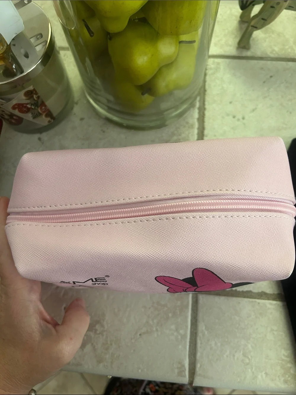 The Crème Shop Disney Pink Mickey Cosmetic Pouch